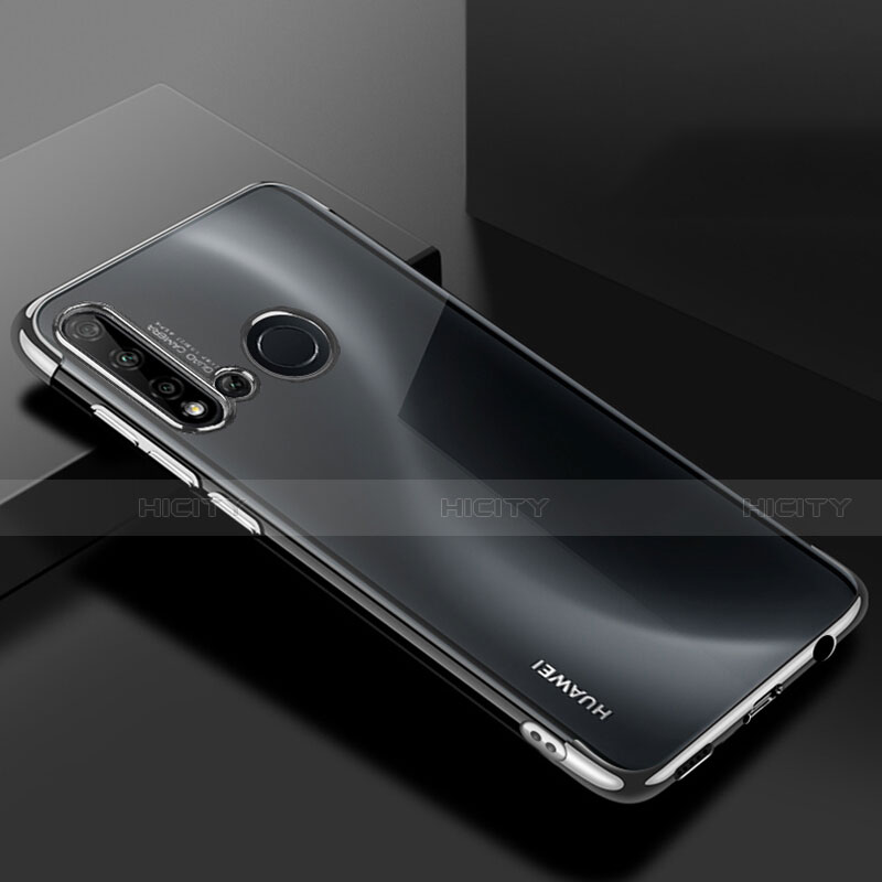 Silikon Schutzhülle Ultra Dünn Flexible Tasche Durchsichtig Transparent S07 für Huawei Nova 5i