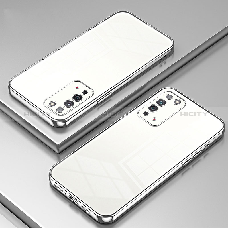 Silikon Schutzhülle Ultra Dünn Flexible Tasche Durchsichtig Transparent SY1 für Huawei Honor X10 5G