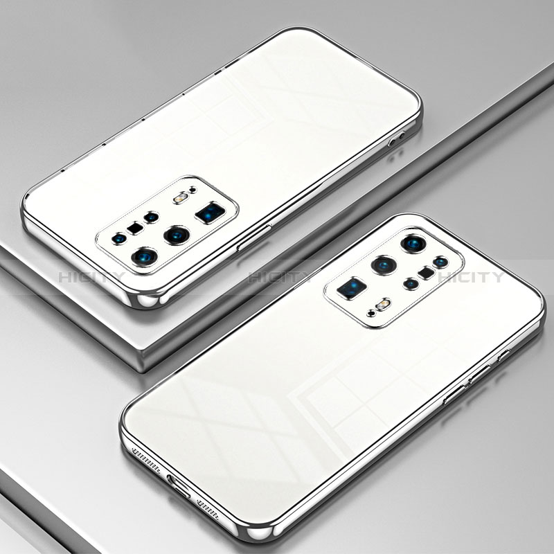 Silikon Schutzhülle Ultra Dünn Flexible Tasche Durchsichtig Transparent SY1 für Huawei P40 Pro+ Plus