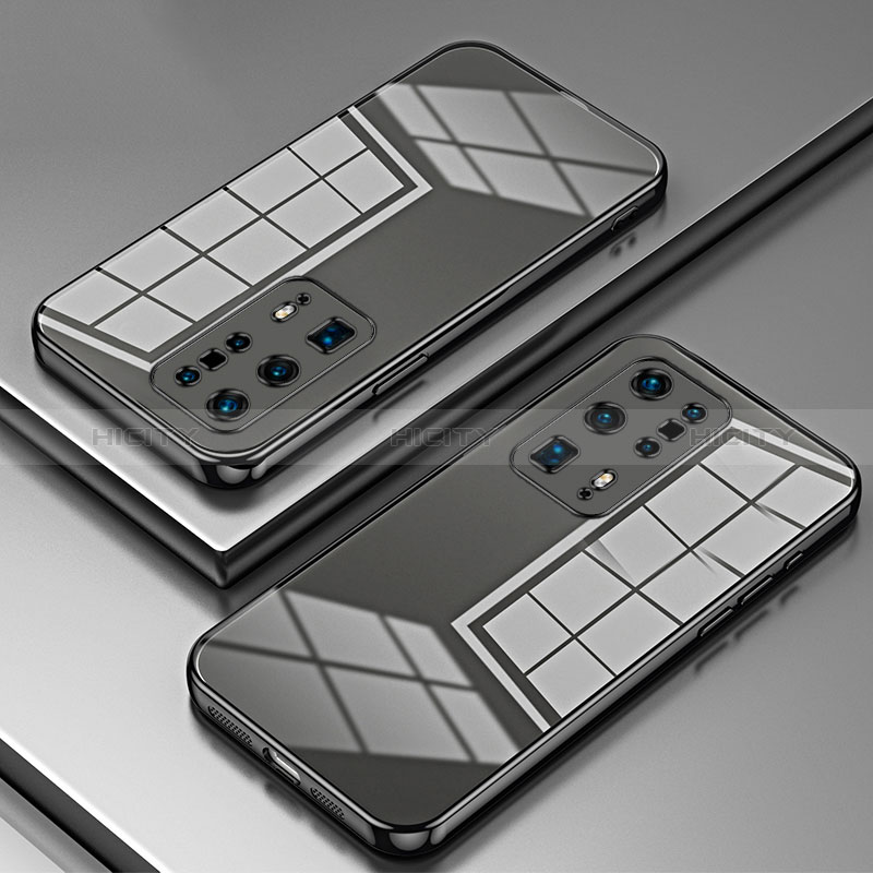 Silikon Schutzhülle Ultra Dünn Flexible Tasche Durchsichtig Transparent SY1 für Huawei P40 Pro+ Plus groß