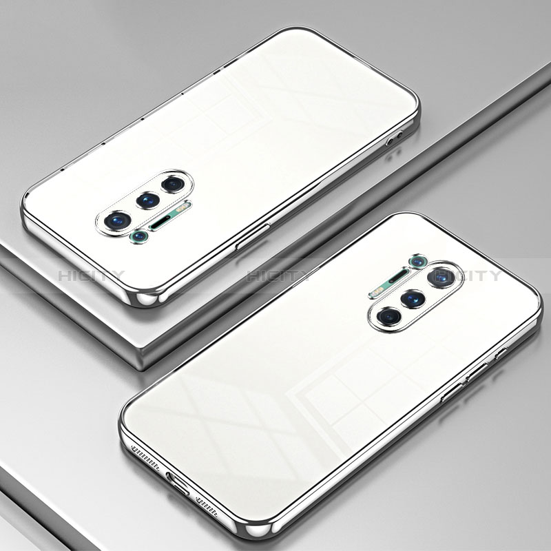 Silikon Schutzhülle Ultra Dünn Flexible Tasche Durchsichtig Transparent SY1 für OnePlus 8 Pro
