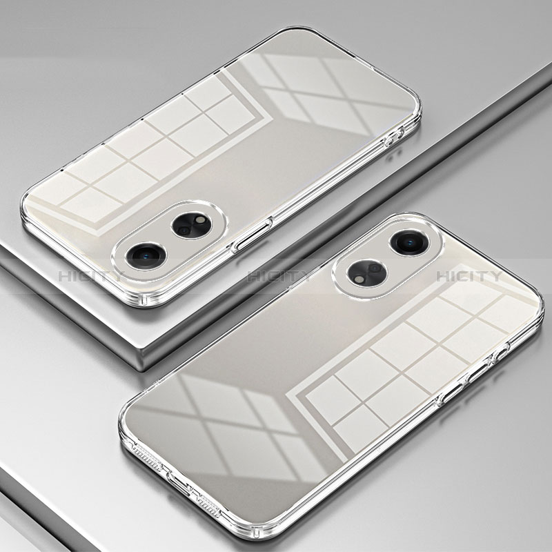 Silikon Schutzhülle Ultra Dünn Flexible Tasche Durchsichtig Transparent SY1 für Oppo A58 5G