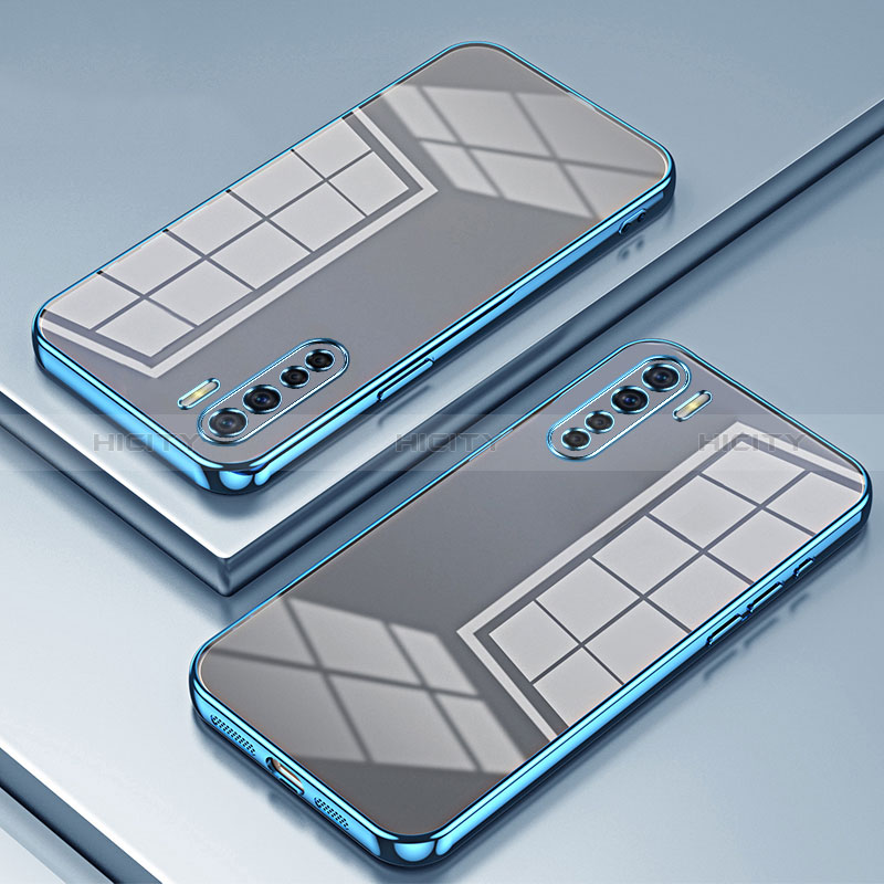 Silikon Schutzhülle Ultra Dünn Flexible Tasche Durchsichtig Transparent SY1 für Oppo A91