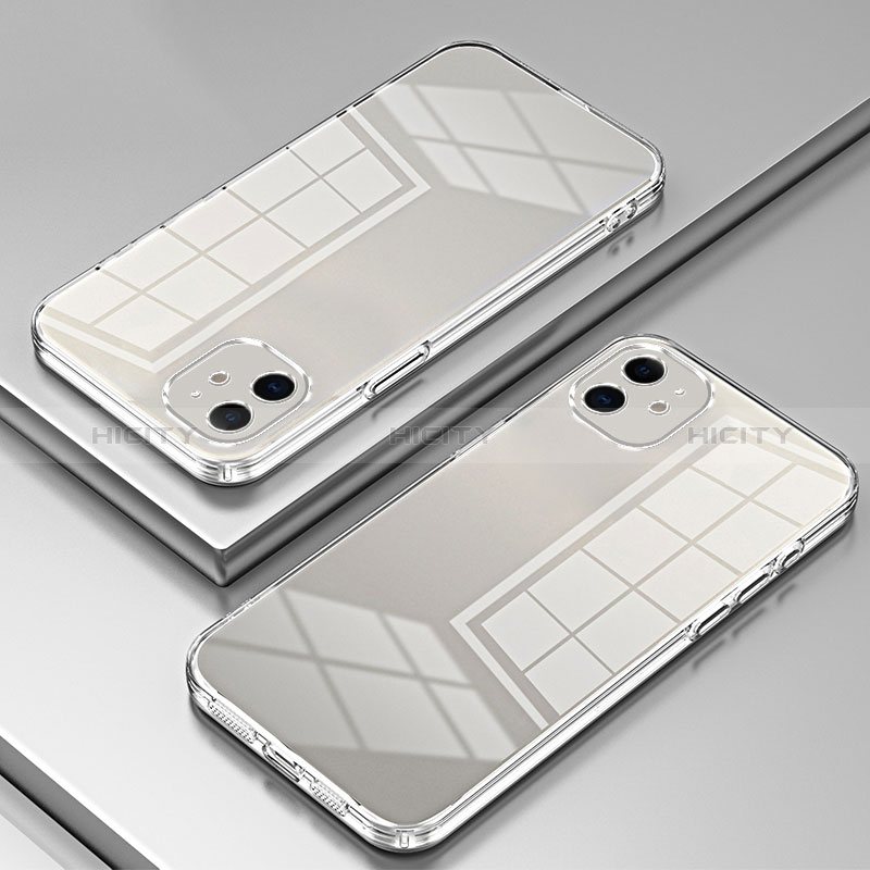 Silikon Schutzhülle Ultra Dünn Flexible Tasche Durchsichtig Transparent SY2 für Apple iPhone 11 groß
