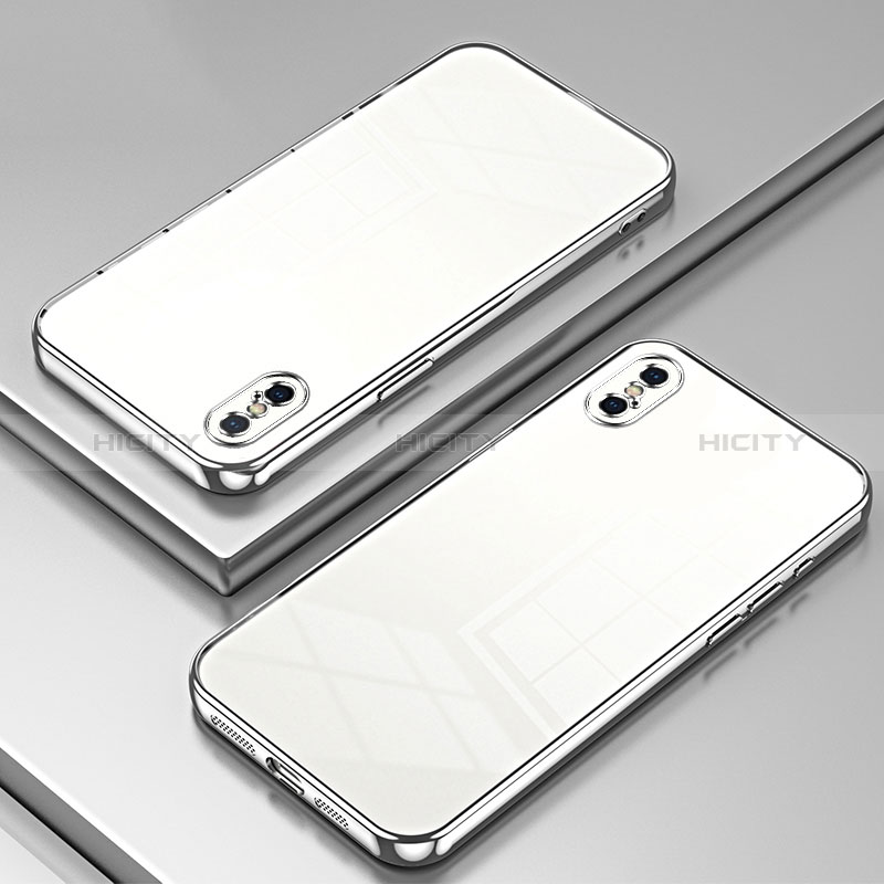 Silikon Schutzhülle Ultra Dünn Flexible Tasche Durchsichtig Transparent SY2 für Apple iPhone Xs Max
