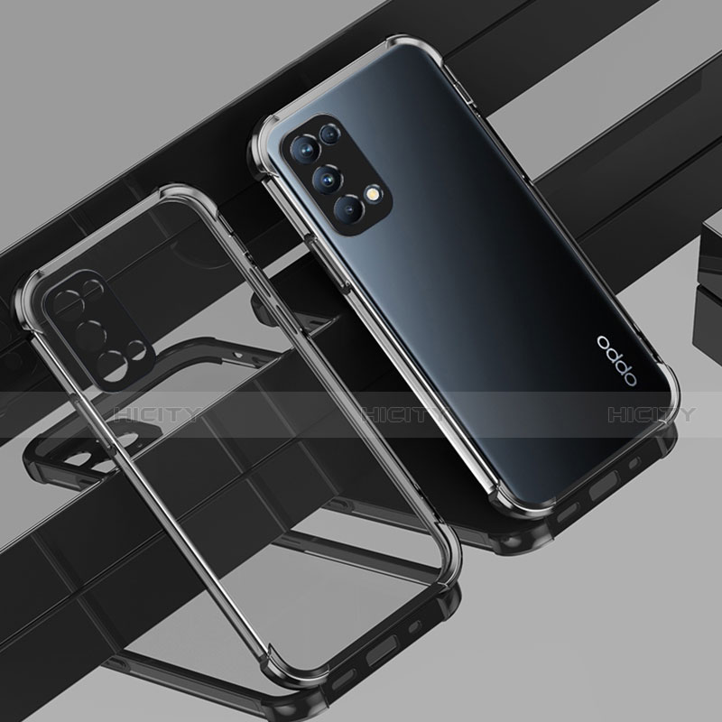 Silikon Schutzhülle Ultra Dünn Flexible Tasche Durchsichtig Transparent Z01 für Oppo Find X3 Lite 5G groß
