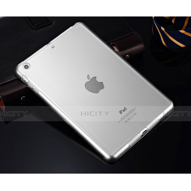 Silikon Schutzhülle Ultra Dünn Handyhülle Hülle Durchsichtig Transparent für Apple iPad Mini 3 Weiß