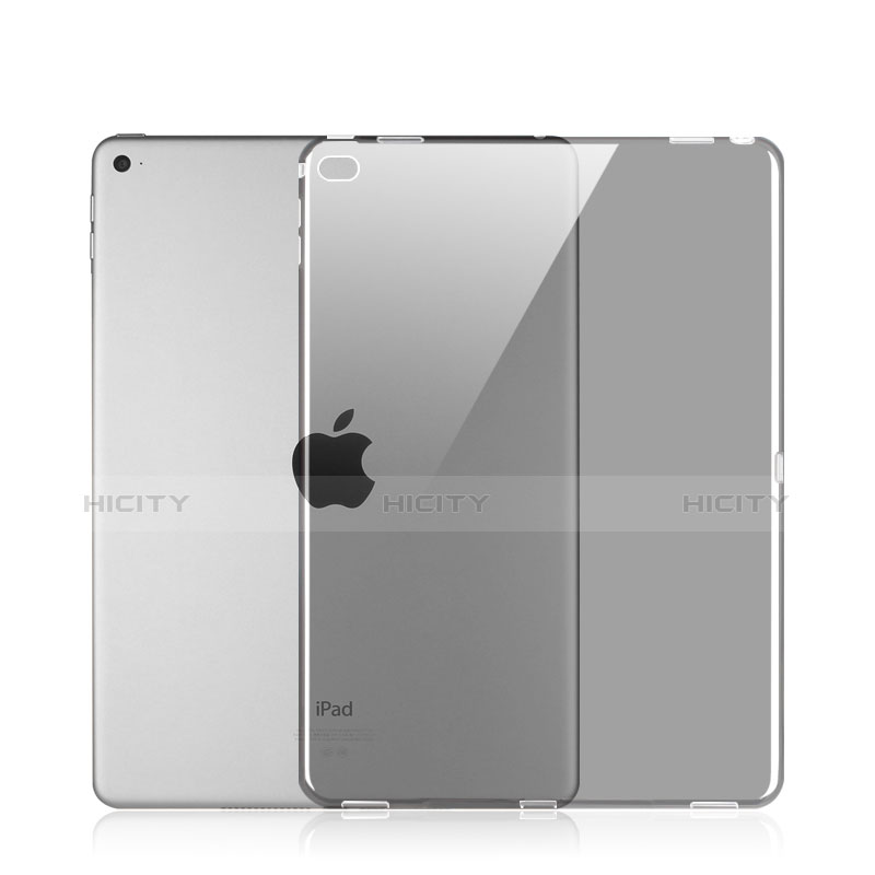 Silikon Schutzhülle Ultra Dünn Handyhülle Hülle Durchsichtig Transparent für Apple iPad Pro 12.9 Grau Plus