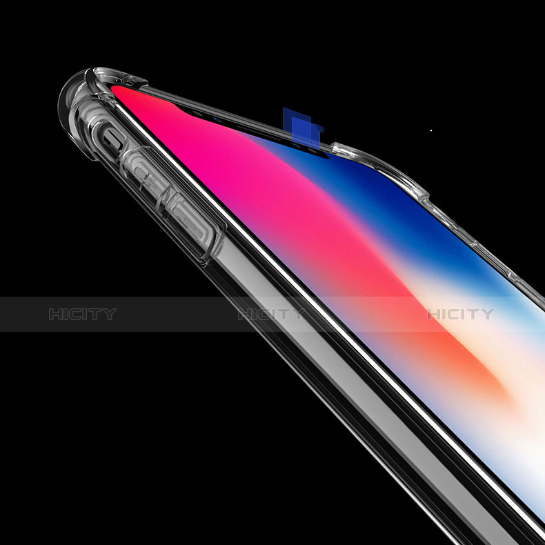 Silikon Schutzhülle Ultra Dünn Handyhülle Hülle Durchsichtig Transparent T02 für Apple iPhone Xs Klar
