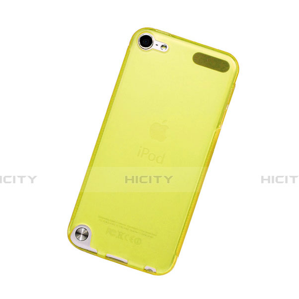 Silikon Schutzhülle Ultra Dünn Hülle Durchsichtig Transparent für Apple iPod Touch 5 Gelb Plus