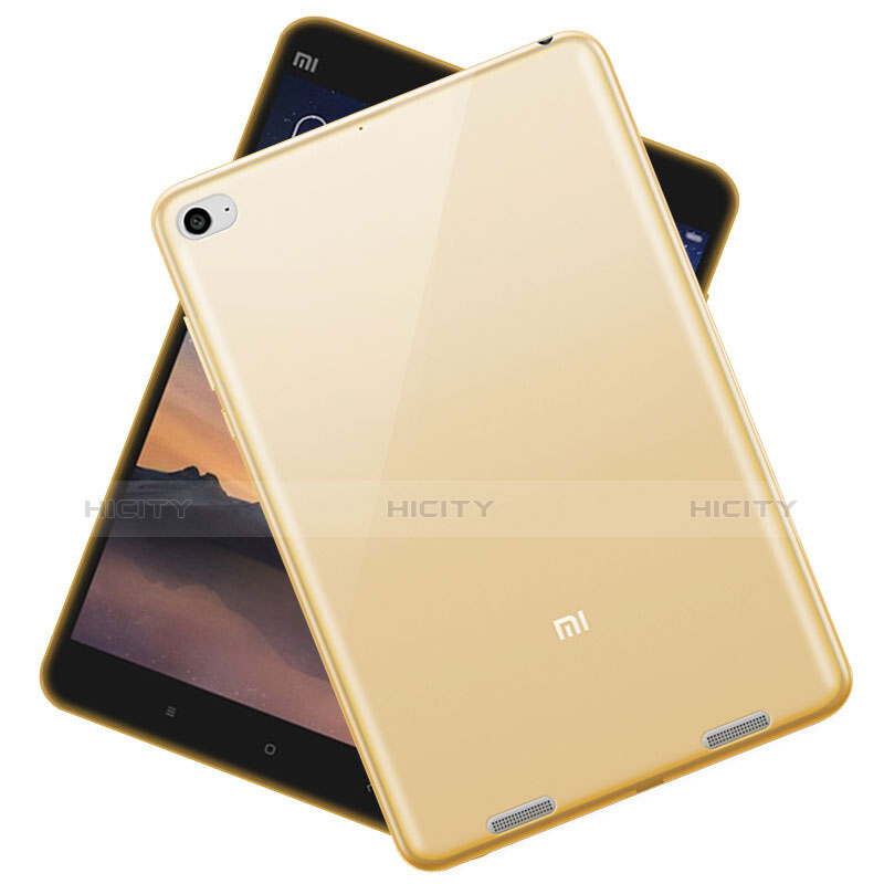 Silikon Schutzhülle Ultra Dünn Hülle Durchsichtig Transparent für Xiaomi Mi Pad 3 Gold