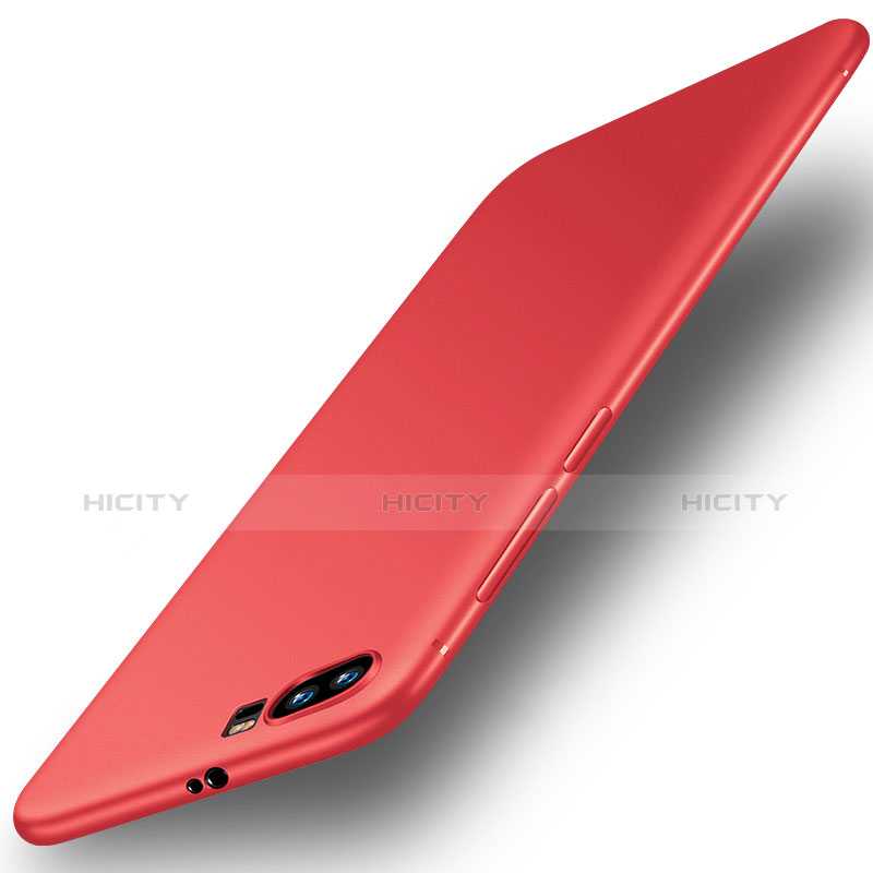 Silikon Schutzhülle Ultra Dünn Hülle S02 für Huawei Honor 9 Rot groß