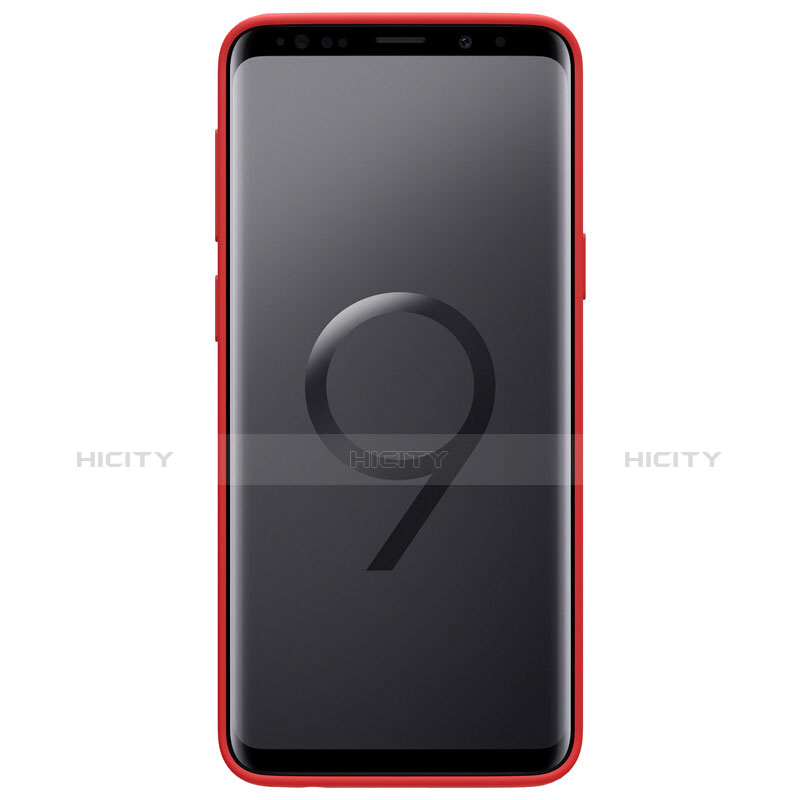 Silikon Schutzhülle Ultra Dünn Hülle S03 für Samsung Galaxy S9 Plus Rot groß