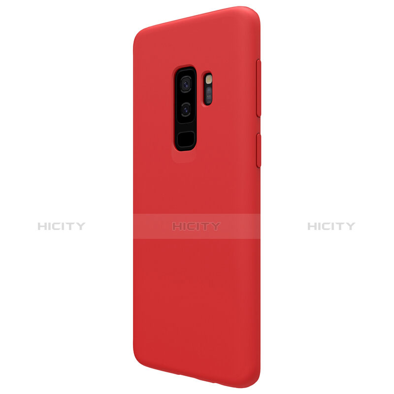 Silikon Schutzhülle Ultra Dünn Hülle S03 für Samsung Galaxy S9 Plus Rot