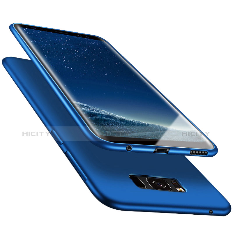 Silikon Schutzhülle Ultra Dünn Hülle S06 für Samsung Galaxy S8 Plus Blau