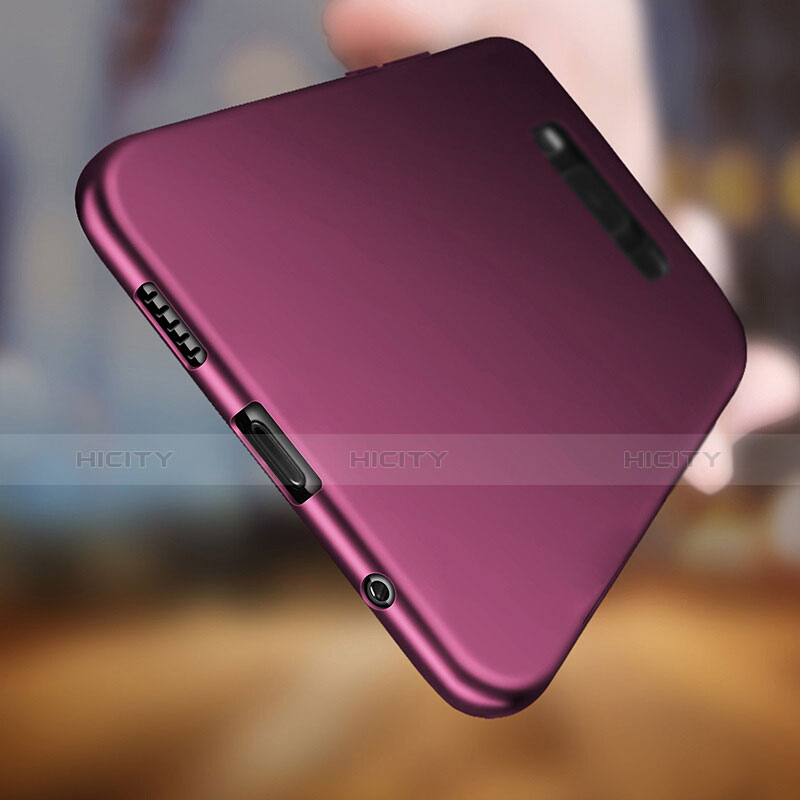 Silikon Schutzhülle Ultra Dünn Hülle S06 für Samsung Galaxy S8 Violett groß