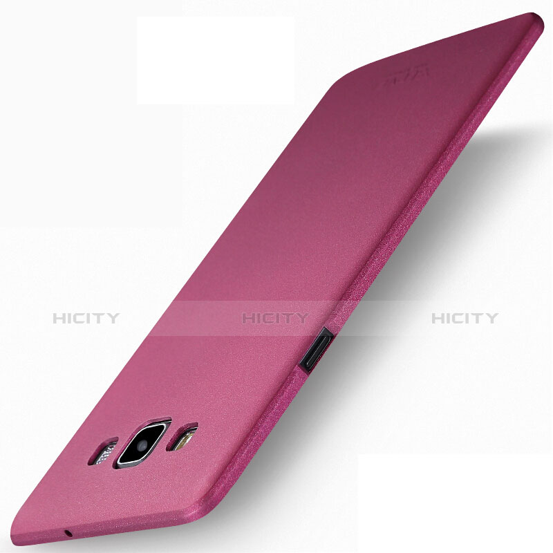 Silikon Schutzhülle Ultra Dünn Hülle Silikon für Samsung Galaxy A7 SM-A700 Violett Plus