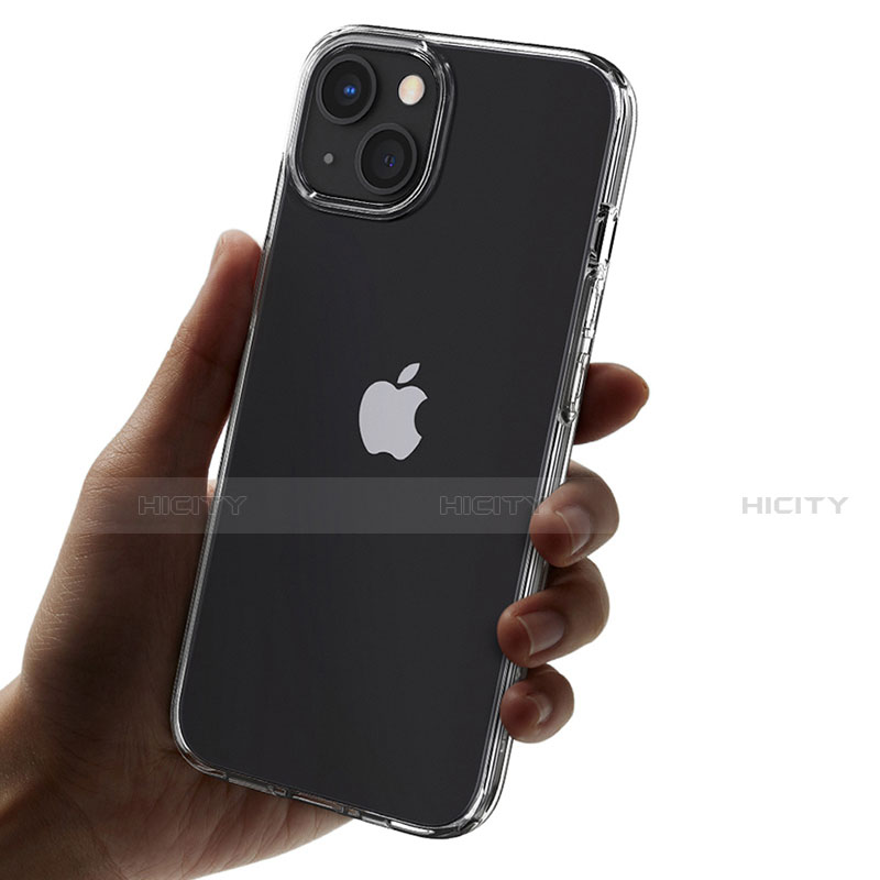 Silikon Schutzhülle Ultra Dünn Tasche Durchsichtig Transparent A02 für Apple iPhone 13 Klar