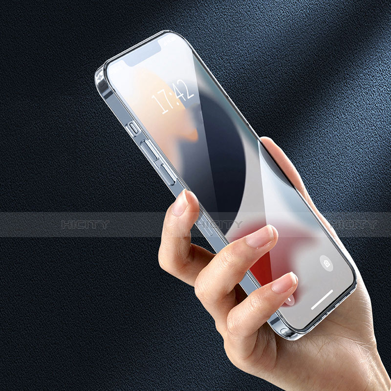 Silikon Schutzhülle Ultra Dünn Tasche Durchsichtig Transparent A04 für Apple iPhone 13 Mini Klar