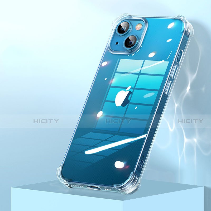Silikon Schutzhülle Ultra Dünn Tasche Durchsichtig Transparent A06 für Apple iPhone 13 Klar