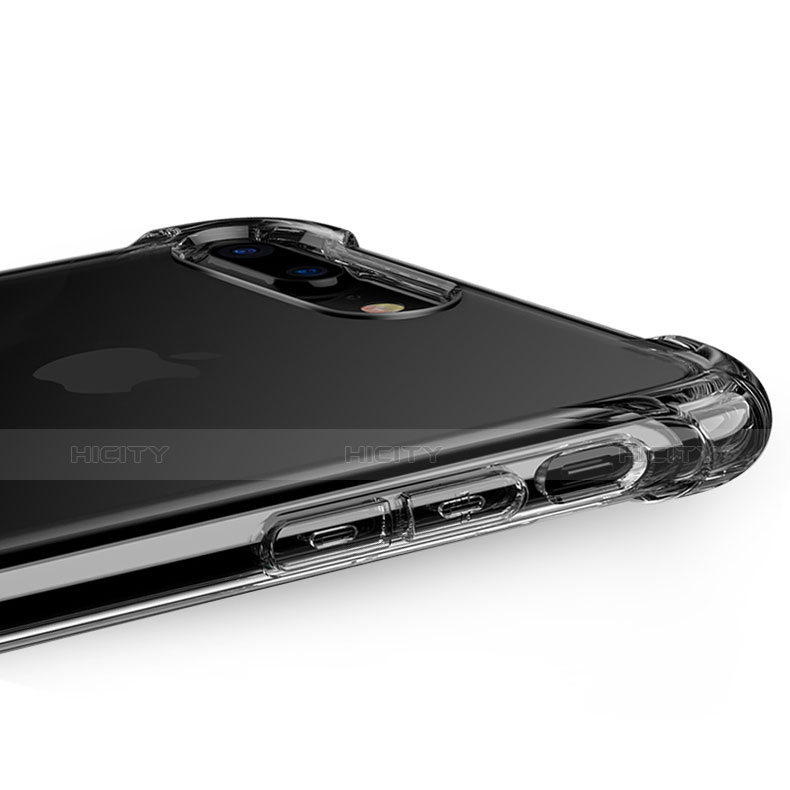 Silikon Schutzhülle Ultra Dünn Tasche Durchsichtig Transparent A11 für Apple iPhone 8 Plus Klar groß