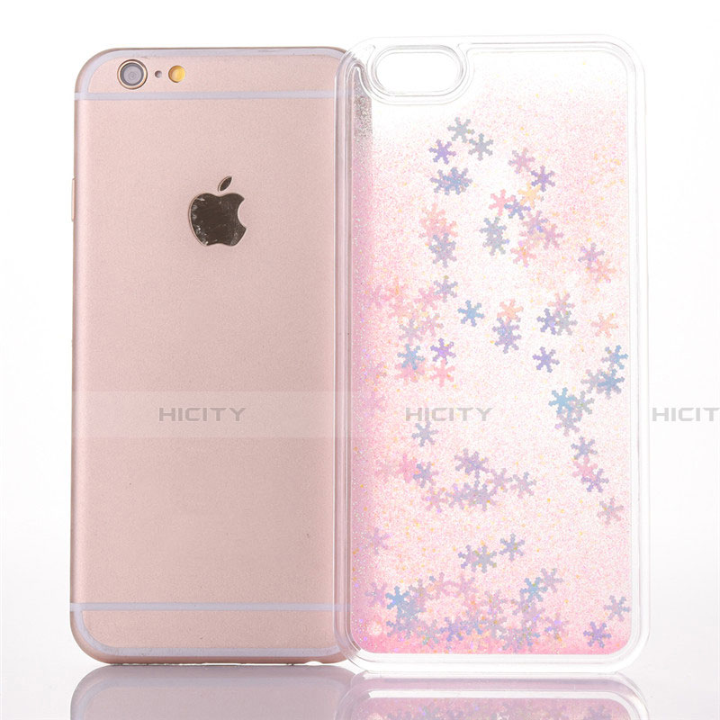 Silikon Schutzhülle Ultra Dünn Tasche Durchsichtig Transparent Blumen T01 für Apple iPhone 6S Plus