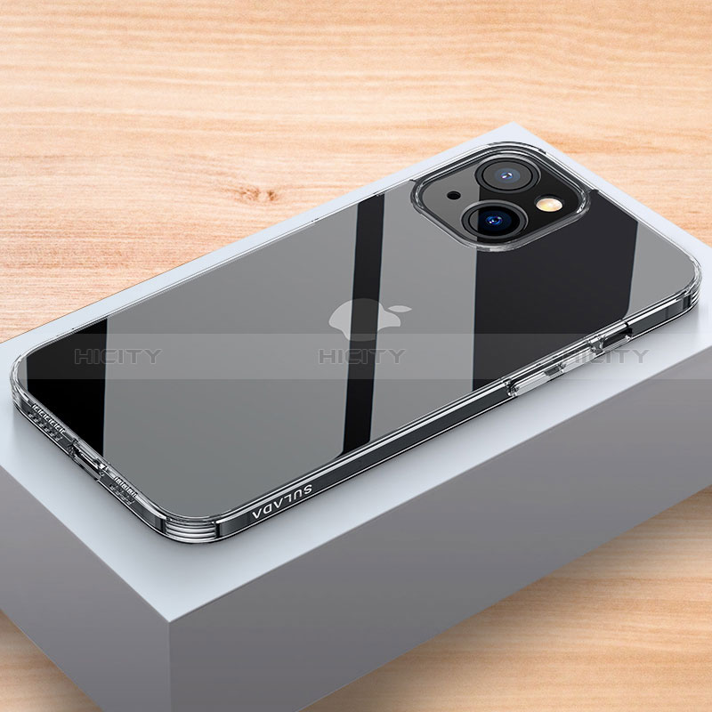 Silikon Schutzhülle Ultra Dünn Tasche Durchsichtig Transparent C01 für Apple iPhone 13 Klar Plus