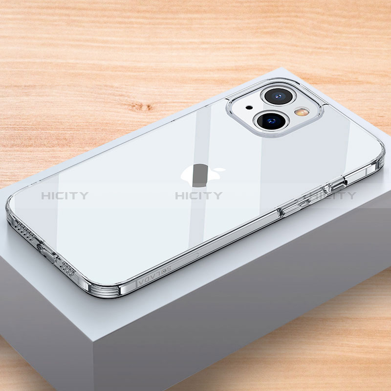 Silikon Schutzhülle Ultra Dünn Tasche Durchsichtig Transparent C01 für Apple iPhone 13 Klar groß