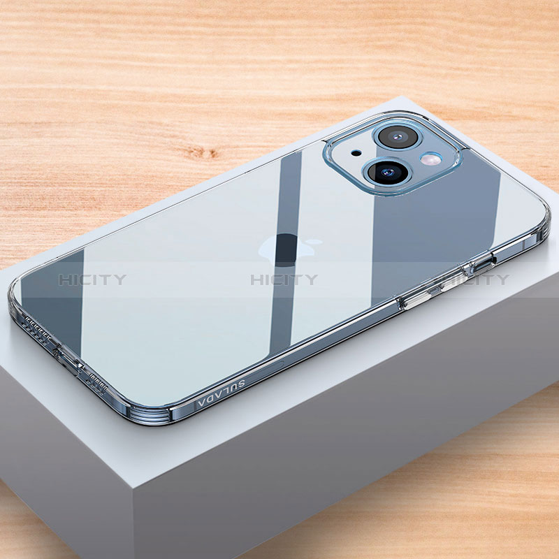 Silikon Schutzhülle Ultra Dünn Tasche Durchsichtig Transparent C01 für Apple iPhone 13 Klar groß