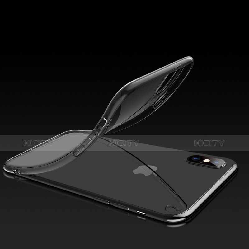 Silikon Schutzhülle Ultra Dünn Tasche Durchsichtig Transparent C02 für Apple iPhone Xs Max Klar
