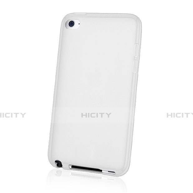 Silikon Schutzhülle Ultra Dünn Tasche Durchsichtig Transparent für Apple iPod Touch 4 Weiß