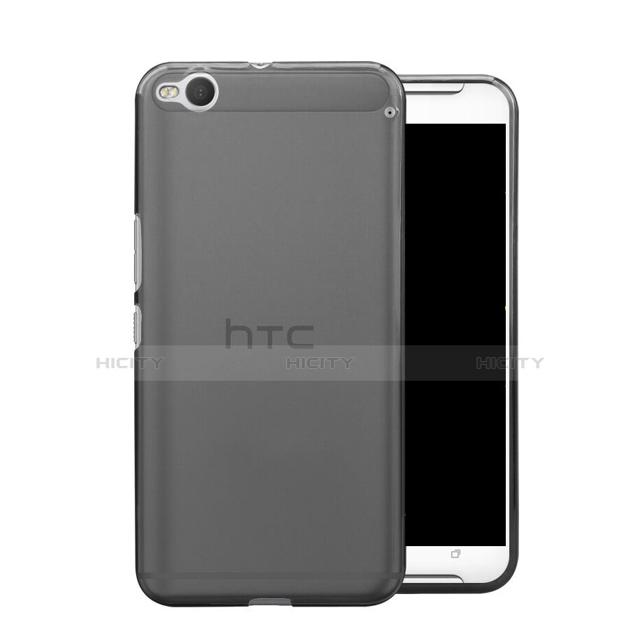 Silikon Schutzhülle Ultra Dünn Tasche Durchsichtig Transparent für HTC One X9 Grau Plus