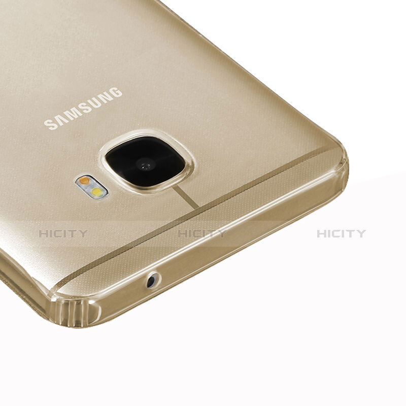 Silikon Schutzhülle Ultra Dünn Tasche Durchsichtig Transparent für Samsung Galaxy C5 SM-C5000 Gold Plus