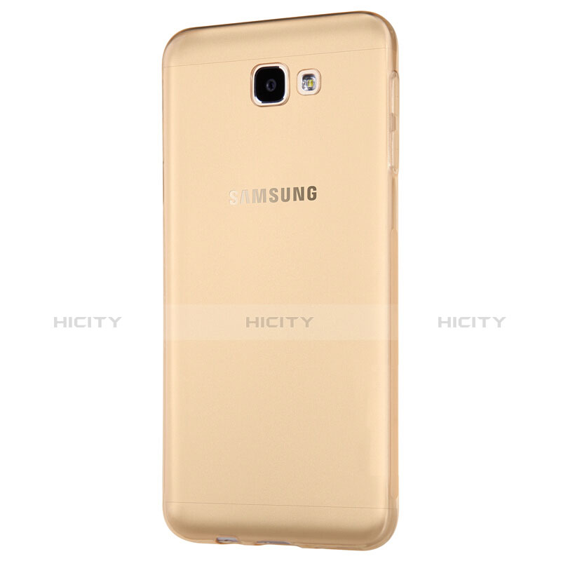 Silikon Schutzhülle Ultra Dünn Tasche Durchsichtig Transparent für Samsung Galaxy On5 (2016) G570 G570F Gold