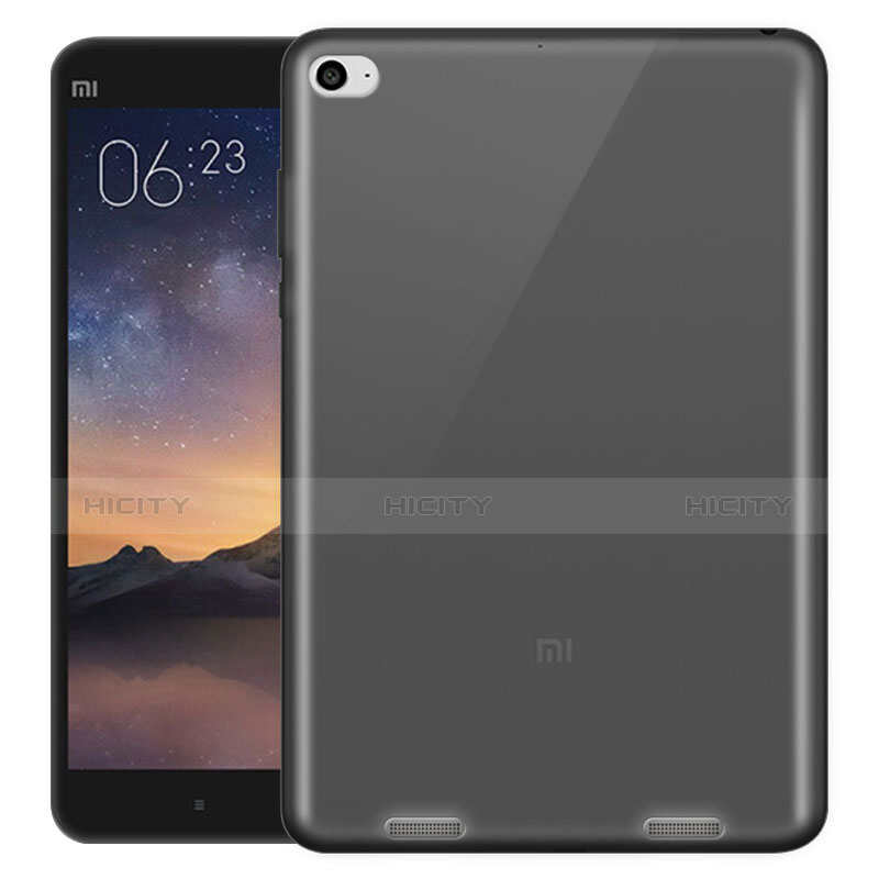 Silikon Schutzhülle Ultra Dünn Tasche Durchsichtig Transparent für Xiaomi Mi Pad 2 Grau Plus