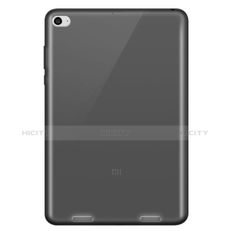Silikon Schutzhülle Ultra Dünn Tasche Durchsichtig Transparent für Xiaomi Mi Pad 2 Grau groß