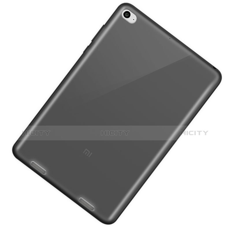 Silikon Schutzhülle Ultra Dünn Tasche Durchsichtig Transparent für Xiaomi Mi Pad 2 Grau groß