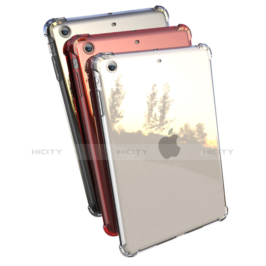 Silikon Schutzhülle Ultra Dünn Tasche Durchsichtig Transparent H01 für Apple iPad Mini 3 groß
