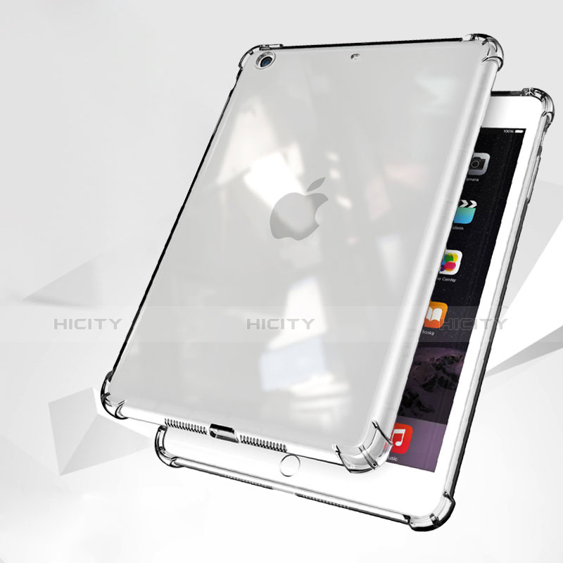 Silikon Schutzhülle Ultra Dünn Tasche Durchsichtig Transparent H01 für Apple iPad Mini 3 groß