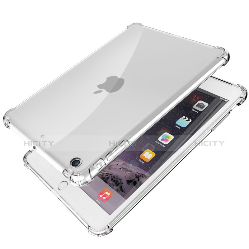 Silikon Schutzhülle Ultra Dünn Tasche Durchsichtig Transparent H01 für Apple iPad Mini Klar Plus