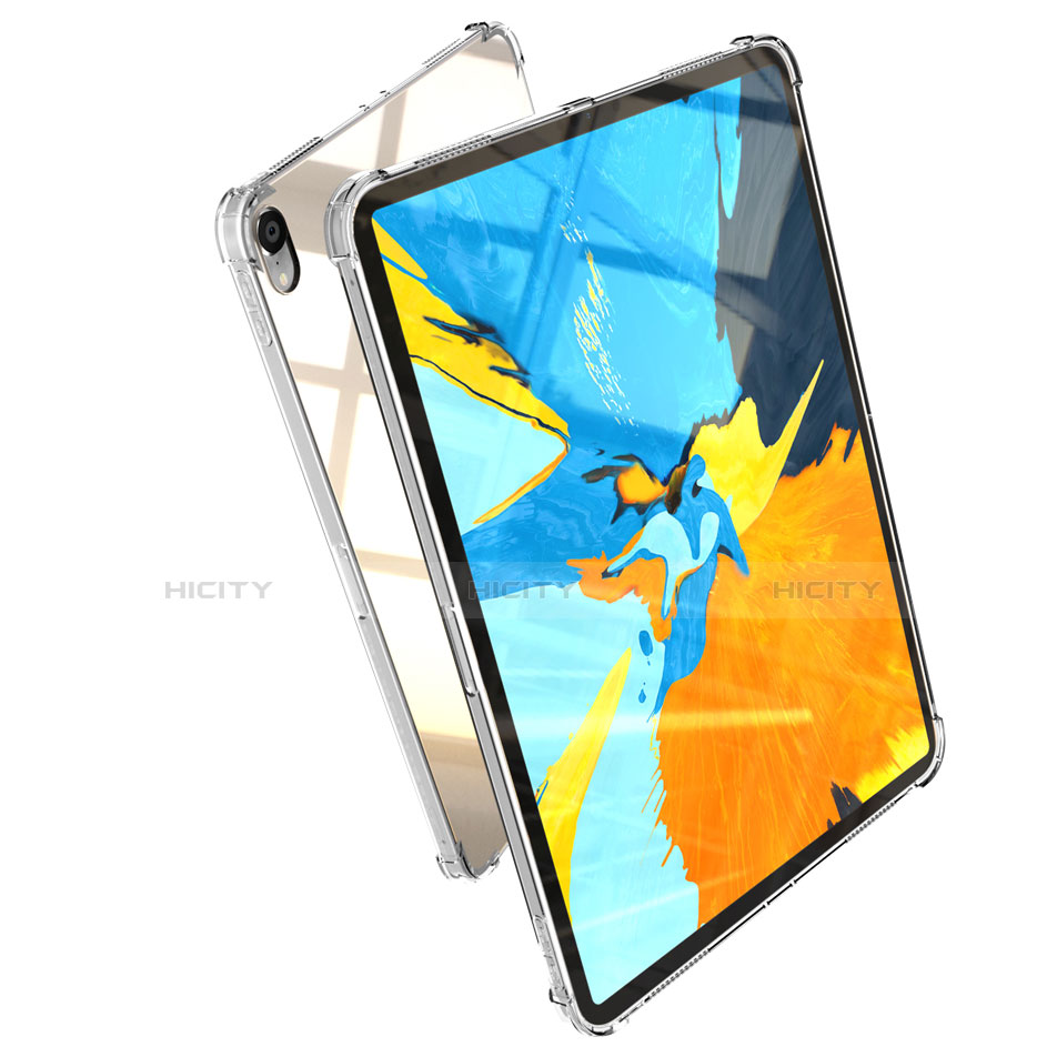 Silikon Schutzhülle Ultra Dünn Tasche Durchsichtig Transparent H01 für Apple iPad Pro 11 (2018) Klar Plus