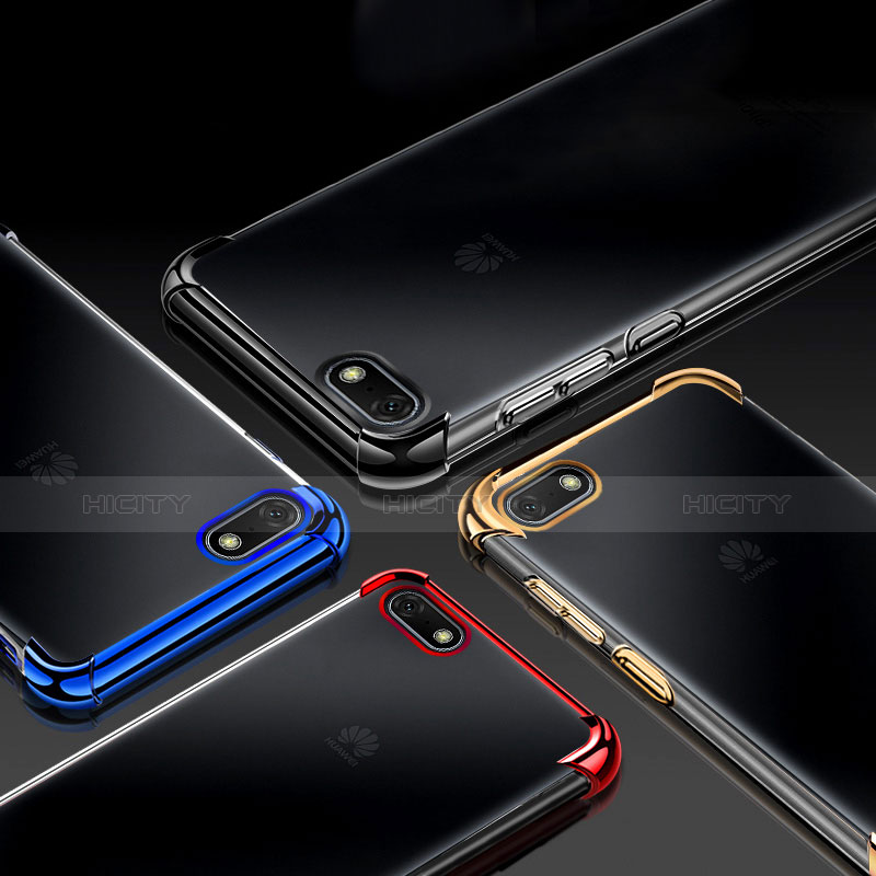 Silikon Schutzhülle Ultra Dünn Tasche Durchsichtig Transparent H01 für Huawei Enjoy 8e Lite groß