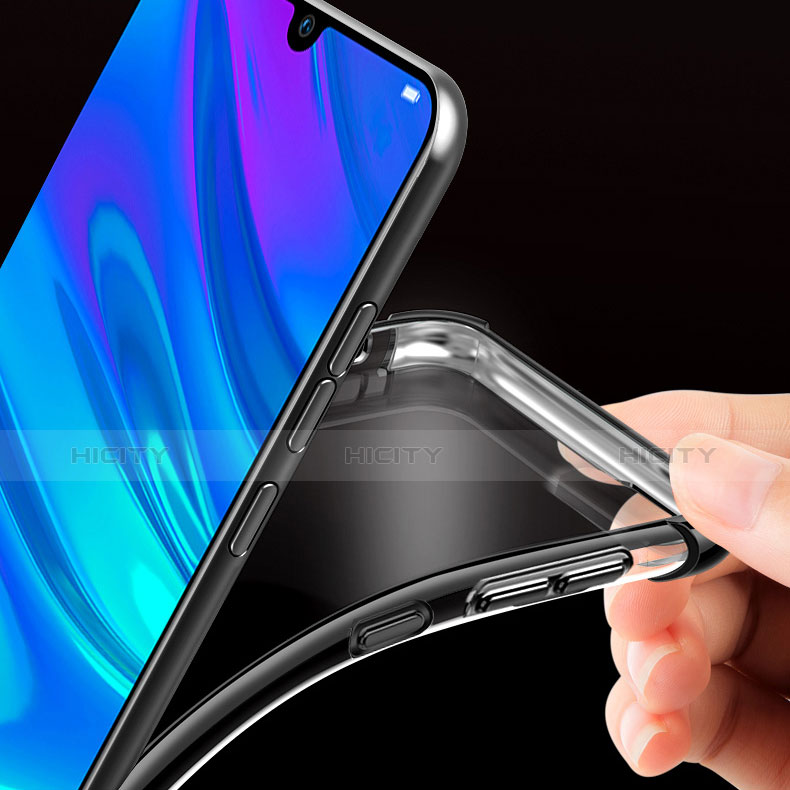 Silikon Schutzhülle Ultra Dünn Tasche Durchsichtig Transparent H01 für Huawei Enjoy 9s groß