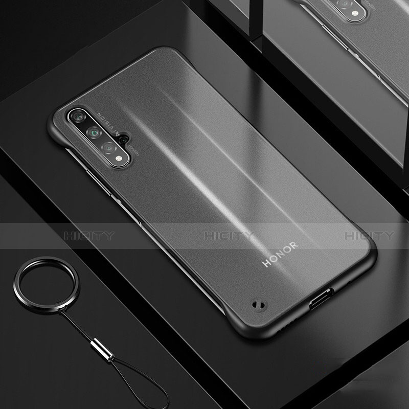 Silikon Schutzhülle Ultra Dünn Tasche Durchsichtig Transparent H01 für Huawei Honor 20 groß