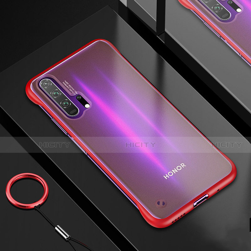 Silikon Schutzhülle Ultra Dünn Tasche Durchsichtig Transparent H01 für Huawei Honor 20 Pro