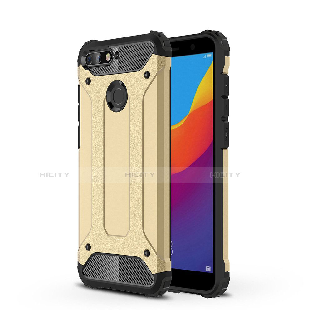 Silikon Schutzhülle Ultra Dünn Tasche Durchsichtig Transparent H01 für Huawei Honor 7A groß