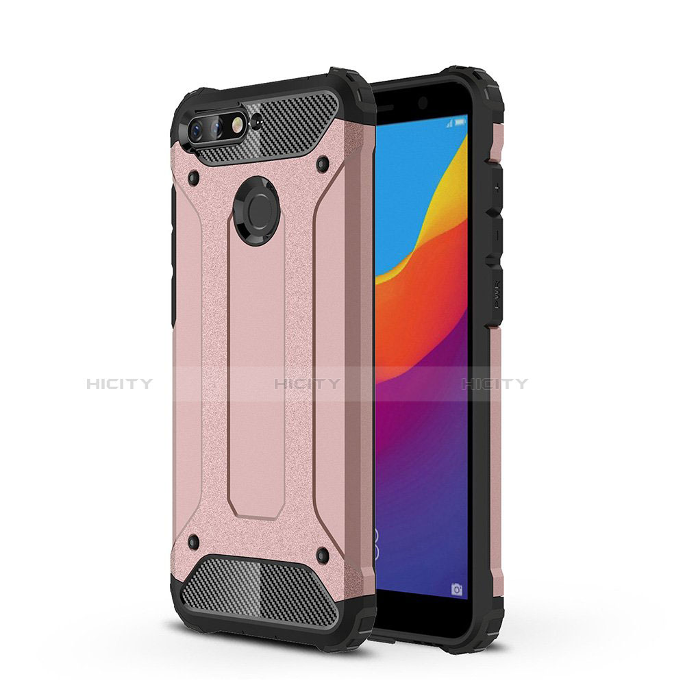 Silikon Schutzhülle Ultra Dünn Tasche Durchsichtig Transparent H01 für Huawei Honor 7A