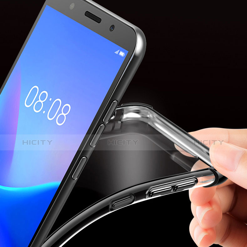 Silikon Schutzhülle Ultra Dünn Tasche Durchsichtig Transparent H01 für Huawei Honor 7S groß
