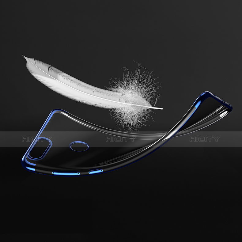 Silikon Schutzhülle Ultra Dünn Tasche Durchsichtig Transparent H01 für Huawei Honor 7X groß