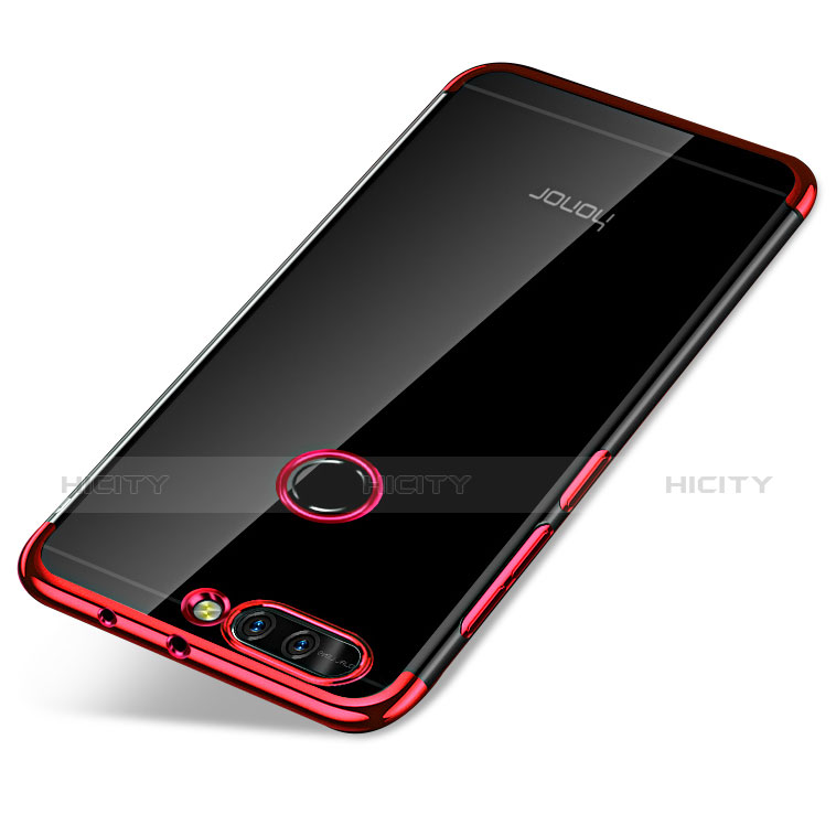 Silikon Schutzhülle Ultra Dünn Tasche Durchsichtig Transparent H01 für Huawei Honor 8 Pro groß